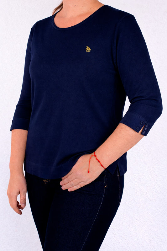 Jersey hilo frío marino