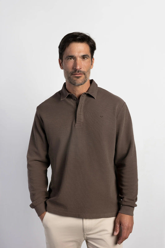 Polo confort estructura moka