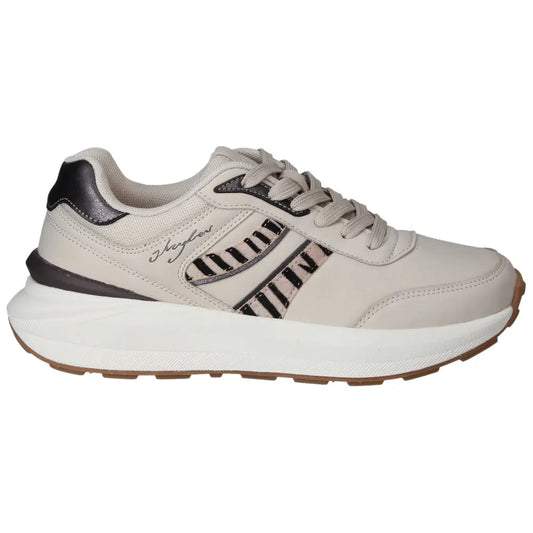 Zapatillas deportivas de mujer Jhayber "Cherpa Beige"