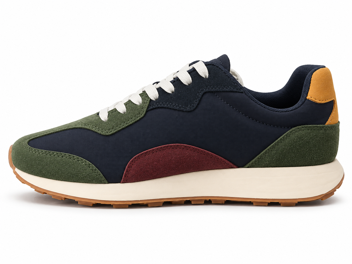 Zapatillas TECKEL casual cómodas de hombre Marino combinado