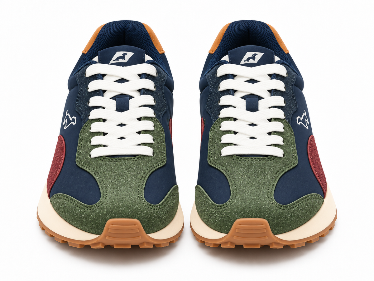 Zapatillas TECKEL casual cómodas de hombre Marino combinado