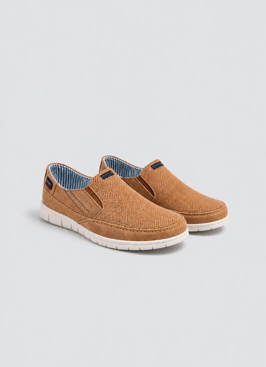 ZAPATO MOCASÍN CASUAL HOMBRE CAMEL