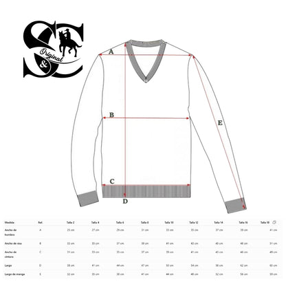 Jersey colegial uniforme escolar Verde