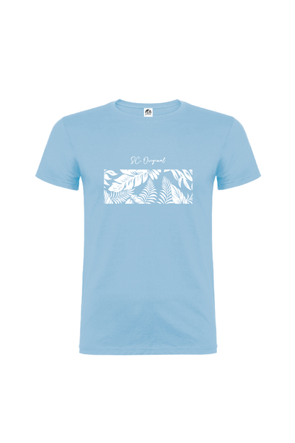 Camiseta Manga Corta Hombre Personalizada "Sc.original Flowers"