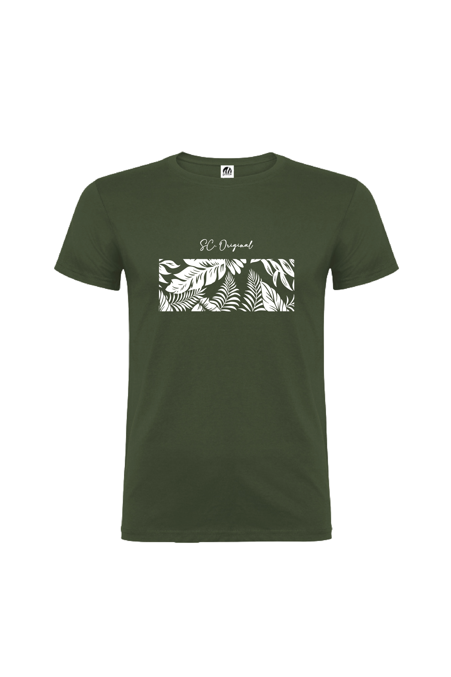 Camiseta Manga Corta Hombre Personalizada "Sc.original Flowers"