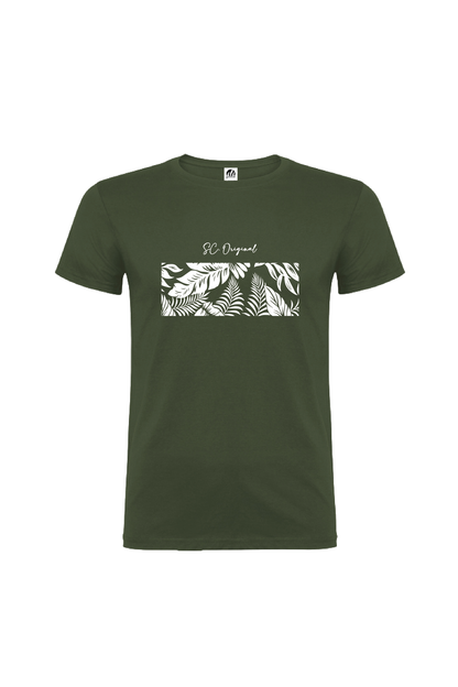 Camiseta Manga Corta Hombre Personalizada "Sc.original Flowers"