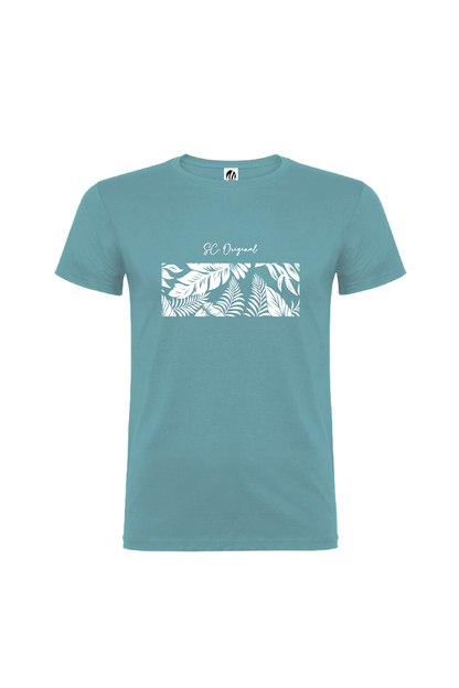 Camiseta Manga Corta Hombre Personalizada "Sc.original Flowers"