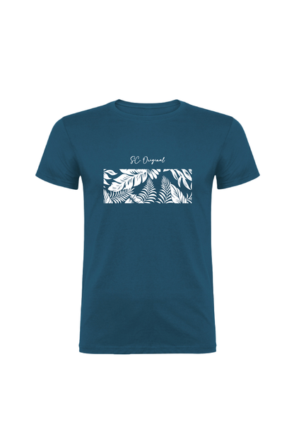 Camiseta Manga Corta Hombre Personalizada "Sc.original Flowers"