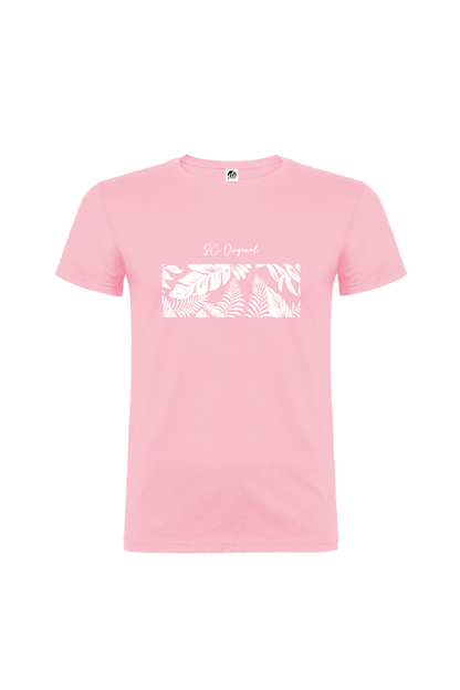 Camiseta Manga Corta Hombre Personalizada "Sc.original Flowers"