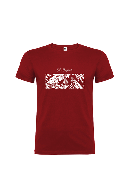 Camiseta Manga Corta Hombre Personalizada "Sc.original Flowers"