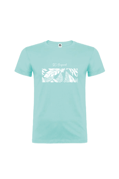 Camiseta Manga Corta Hombre Personalizada "Sc.original Flowers"