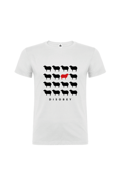 Camiseta Manga Corta Hombre Personalizada "Disobey"