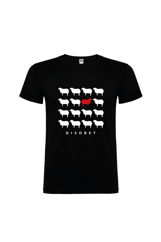 Camiseta Manga Corta Hombre Personalizada "Disobey"