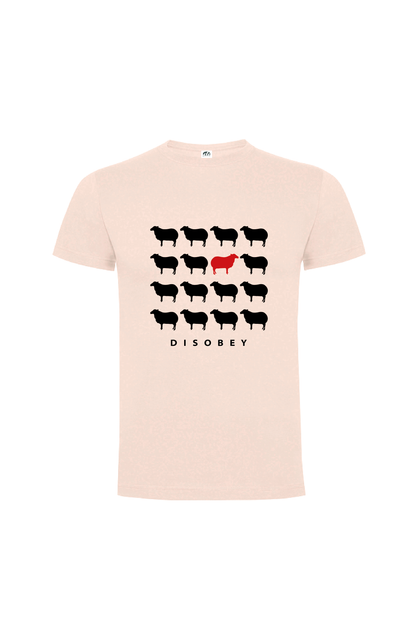 Camiseta Manga Corta Hombre Personalizada "Disobey"