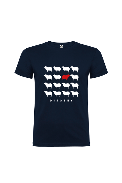 Camiseta Manga Corta Hombre Personalizada "Disobey"