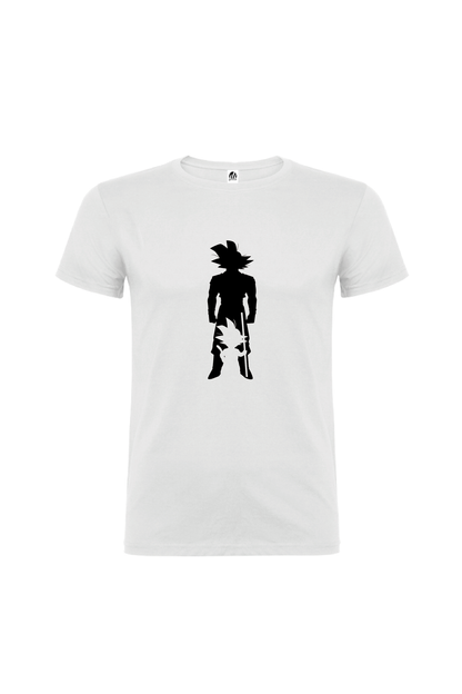 Camiseta Manga Corta Hombre Personalizada "Silueta Goku"