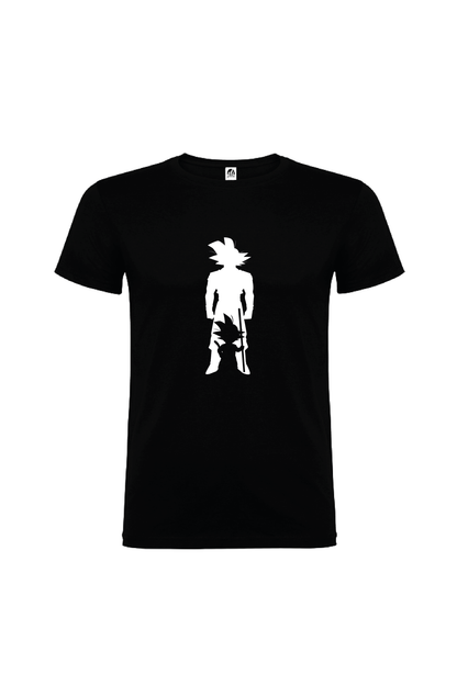 Camiseta Manga Corta Hombre Personalizada "Silueta Goku"