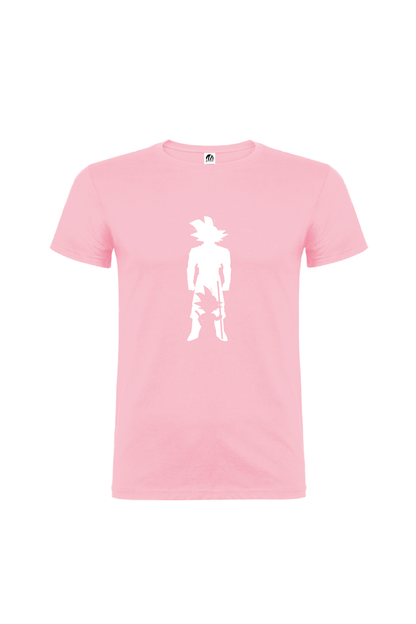 Camiseta Manga Corta Hombre Personalizada "Silueta Goku"