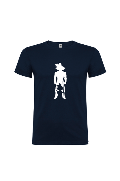 Camiseta Manga Corta Hombre Personalizada "Silueta Goku"