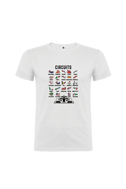 Camiseta Manga Corta Hombre Personalizada "Circuits"