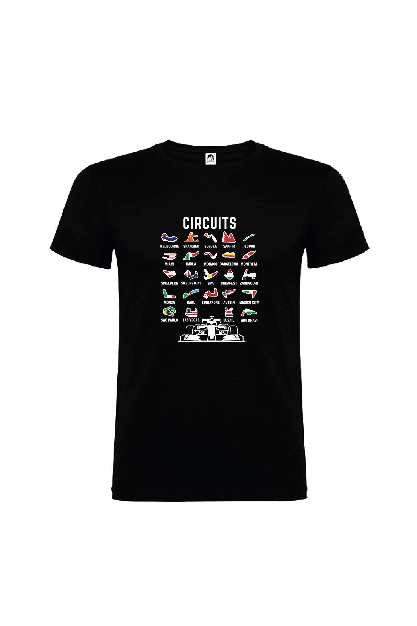Camiseta Manga Corta Hombre Personalizada "Circuits"