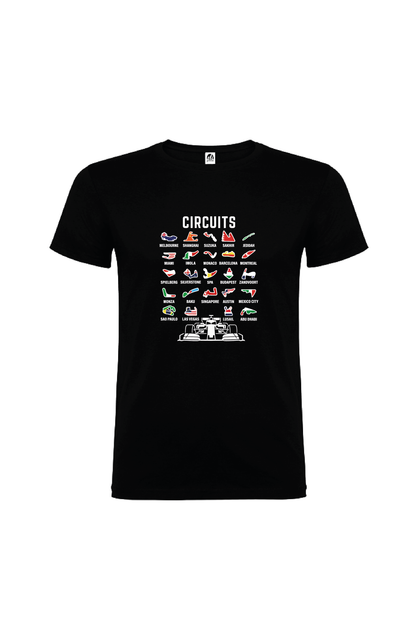 Camiseta Manga Corta Hombre Personalizada "Circuits"