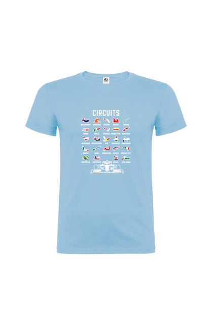 Camiseta Manga Corta Hombre Personalizada "Circuits"