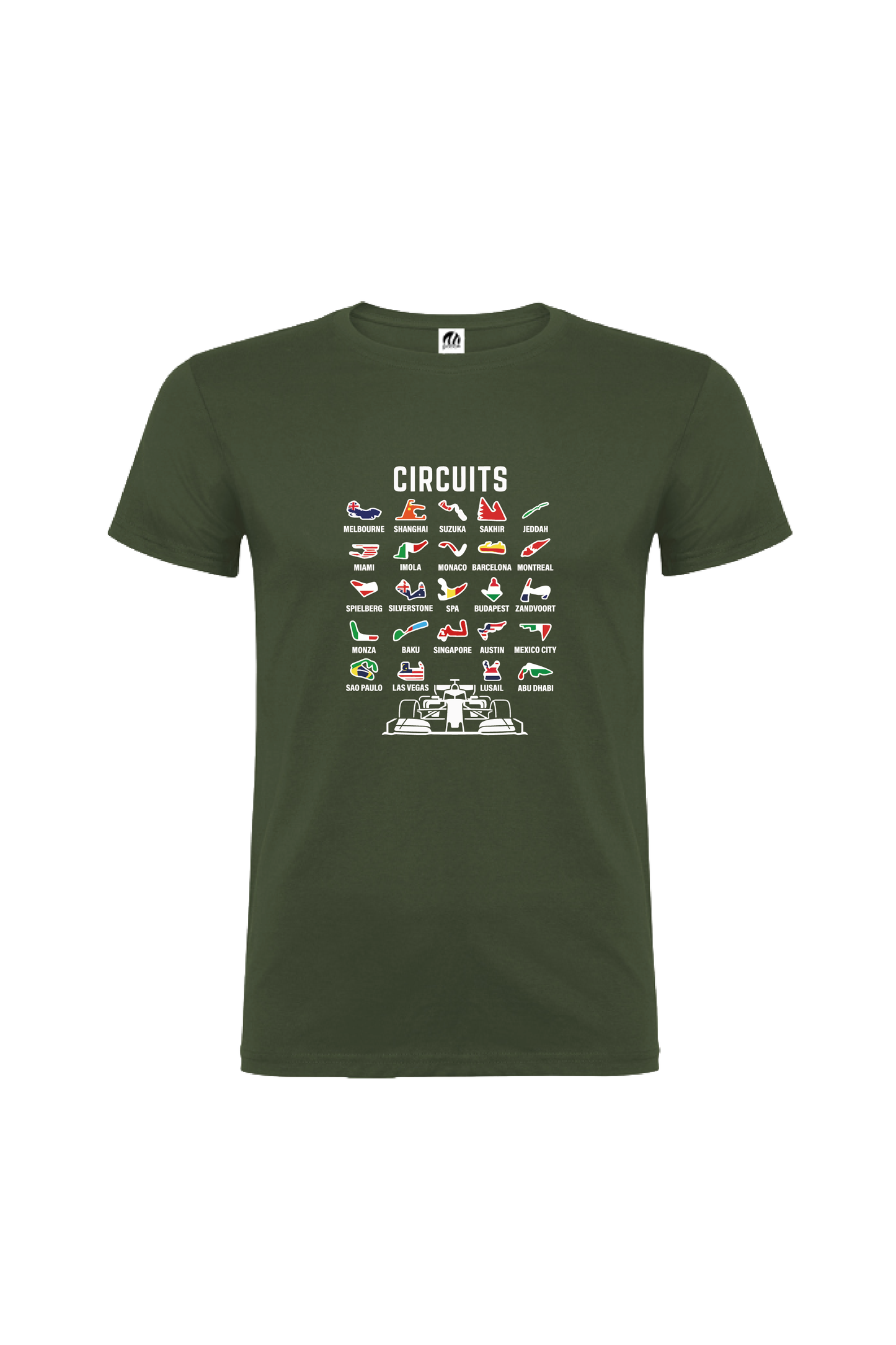 Camiseta Manga Corta Hombre Personalizada "Circuits"