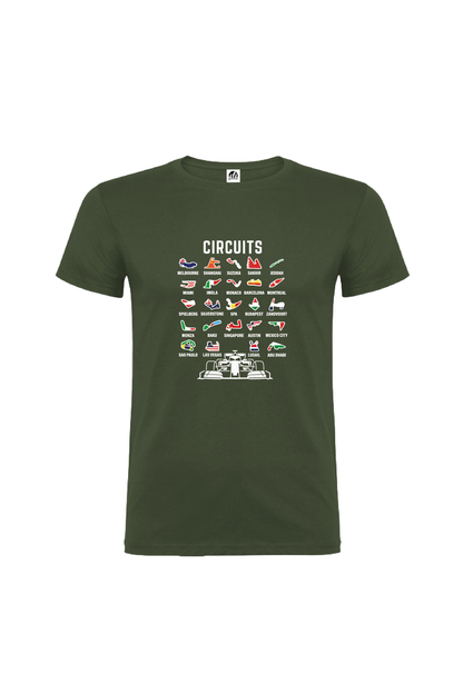 Camiseta Manga Corta Hombre Personalizada "Circuits"
