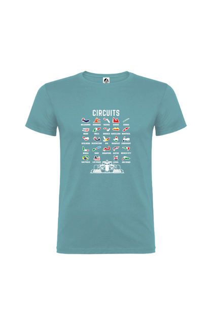 Camiseta Manga Corta Hombre Personalizada "Circuits"
