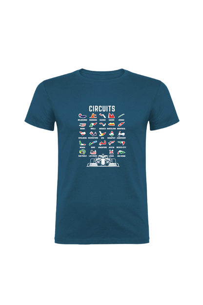 Camiseta Manga Corta Hombre Personalizada "Circuits"