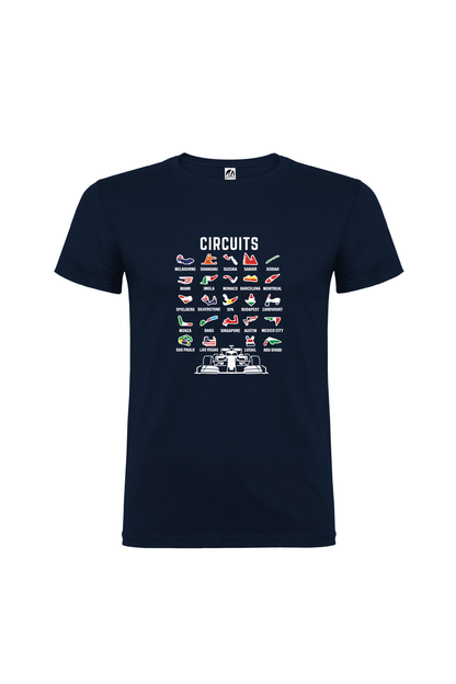 Camiseta Manga Corta Hombre Personalizada "Circuits"