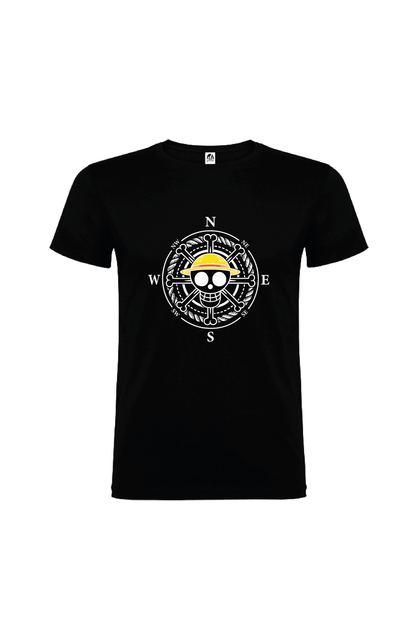 Camiseta Manga Corta Hombre Personalizada "Brújula"