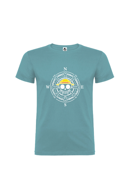 Camiseta Manga Corta Hombre Personalizada "Brújula"