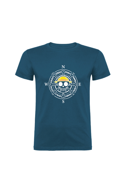 Camiseta Manga Corta Hombre Personalizada "Brújula"