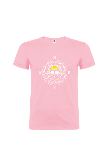 Camiseta Manga Corta Hombre Personalizada "Brújula"