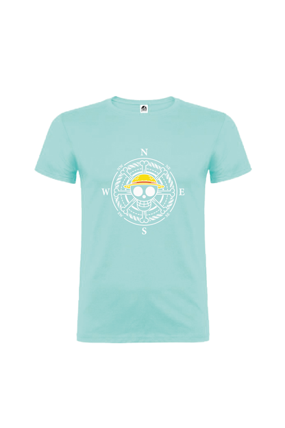 Camiseta Manga Corta Hombre Personalizada "Brújula"
