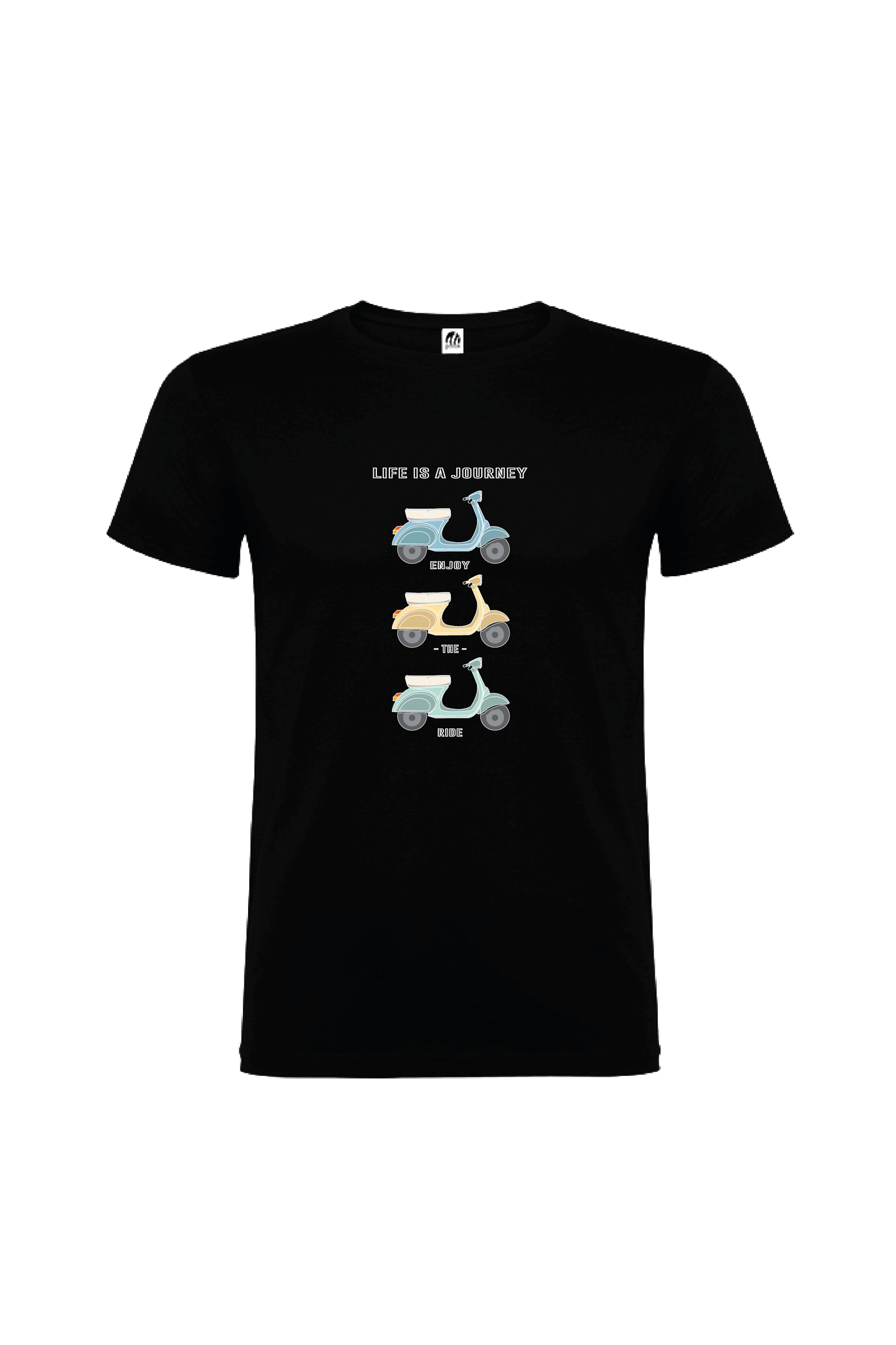 Camiseta Manga Corta Hombre Personalizada "Life is a journey"