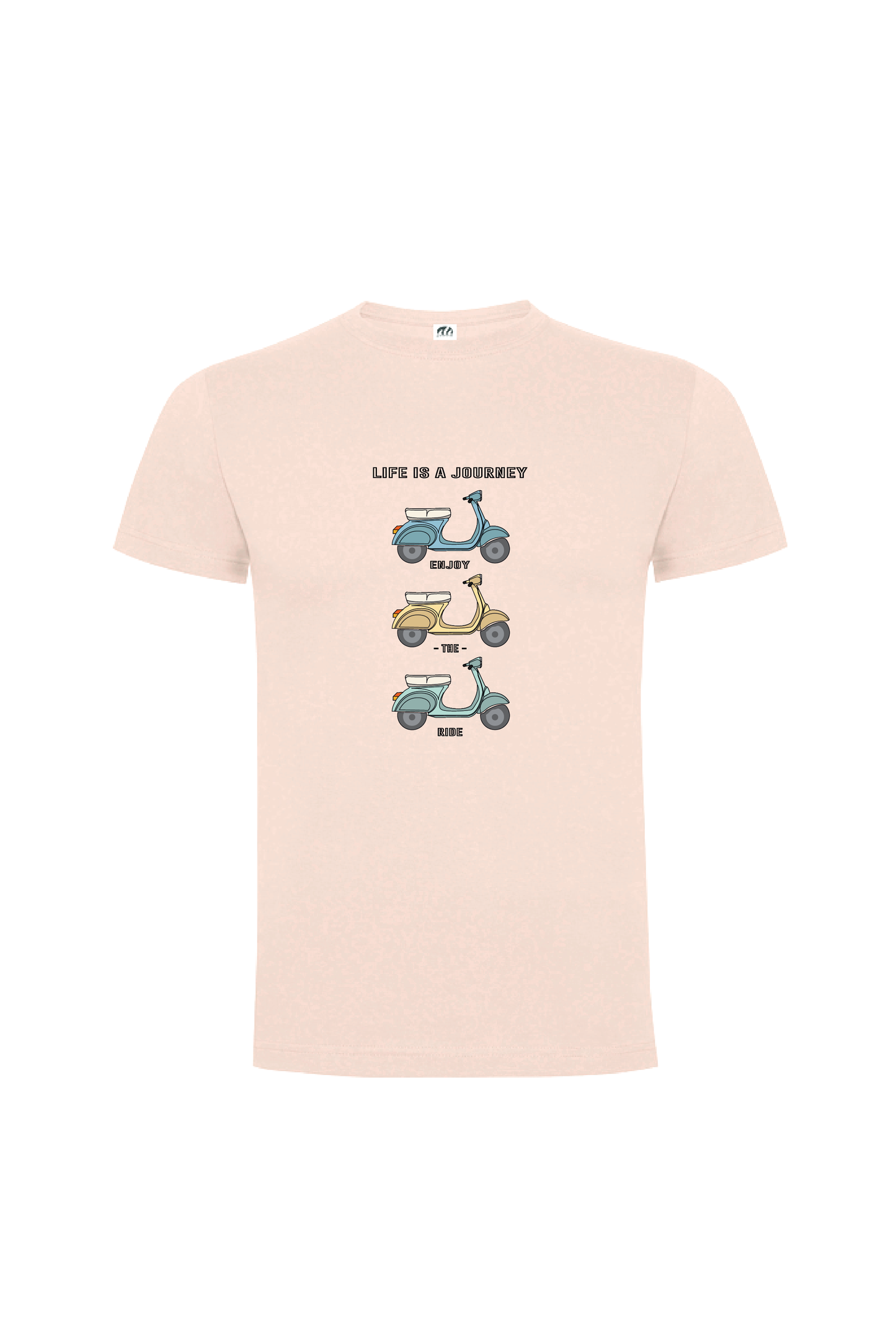 Camiseta Manga Corta Hombre Personalizada "Life is a journey"