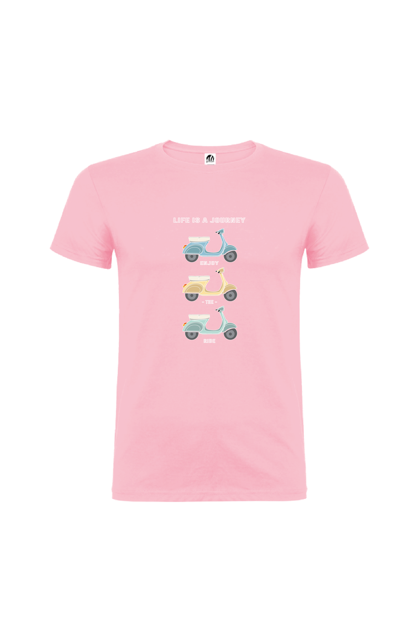 Camiseta Manga Corta Hombre Personalizada "Life is a journey"