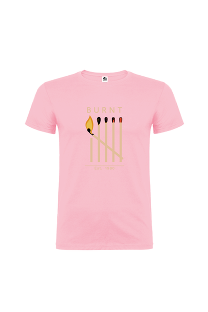 Camiseta Manga Corta Hombre Personalizada "Burnt"