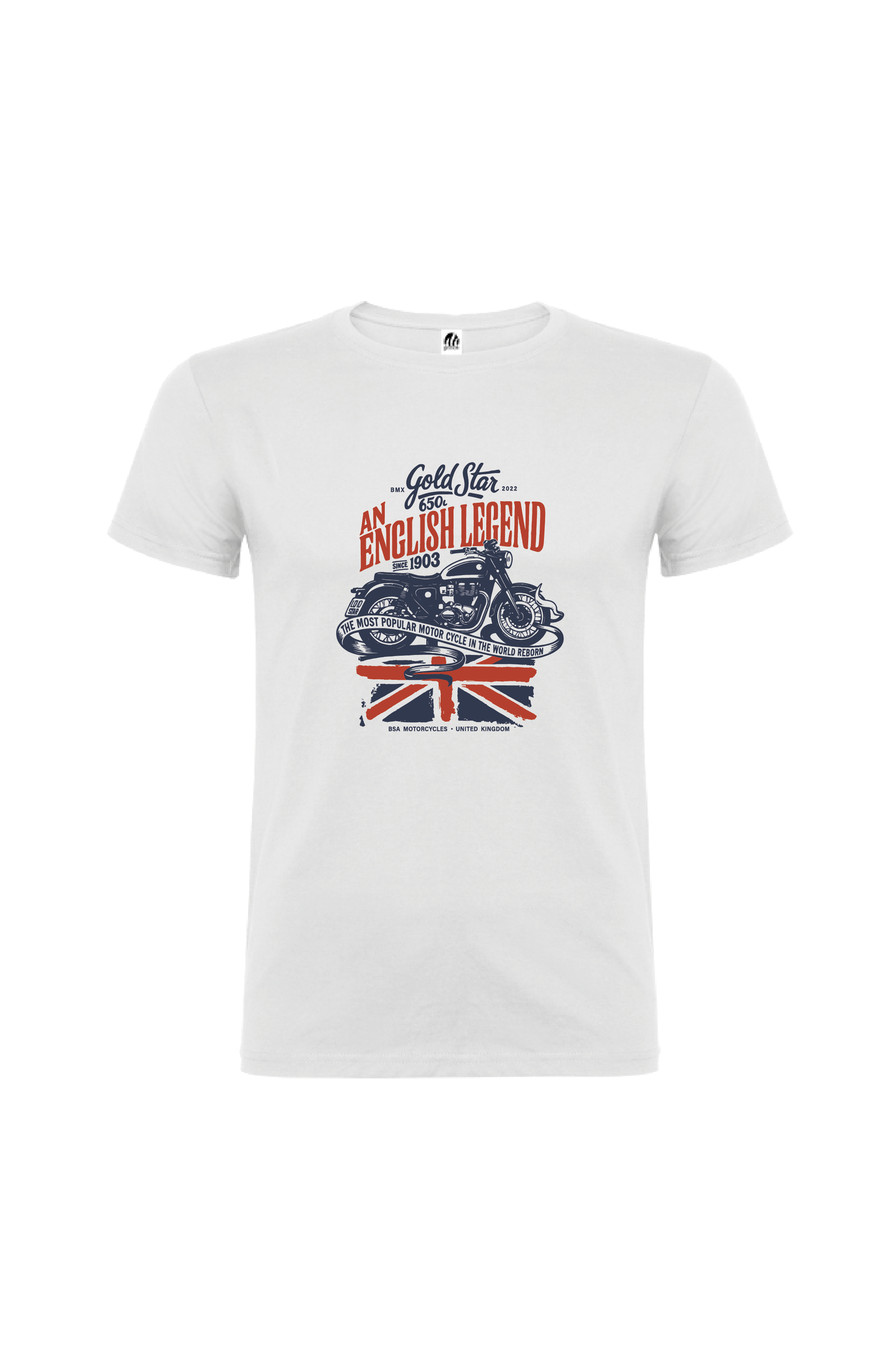 Camiseta Manga Corta Hombre Personalizada "Gold Star"