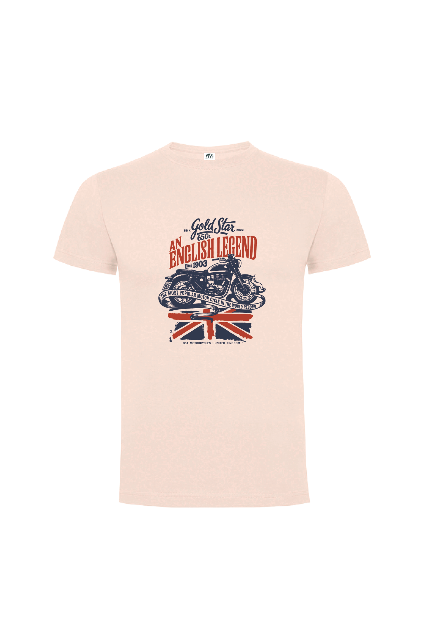 Camiseta Manga Corta Hombre Personalizada "Gold Star"