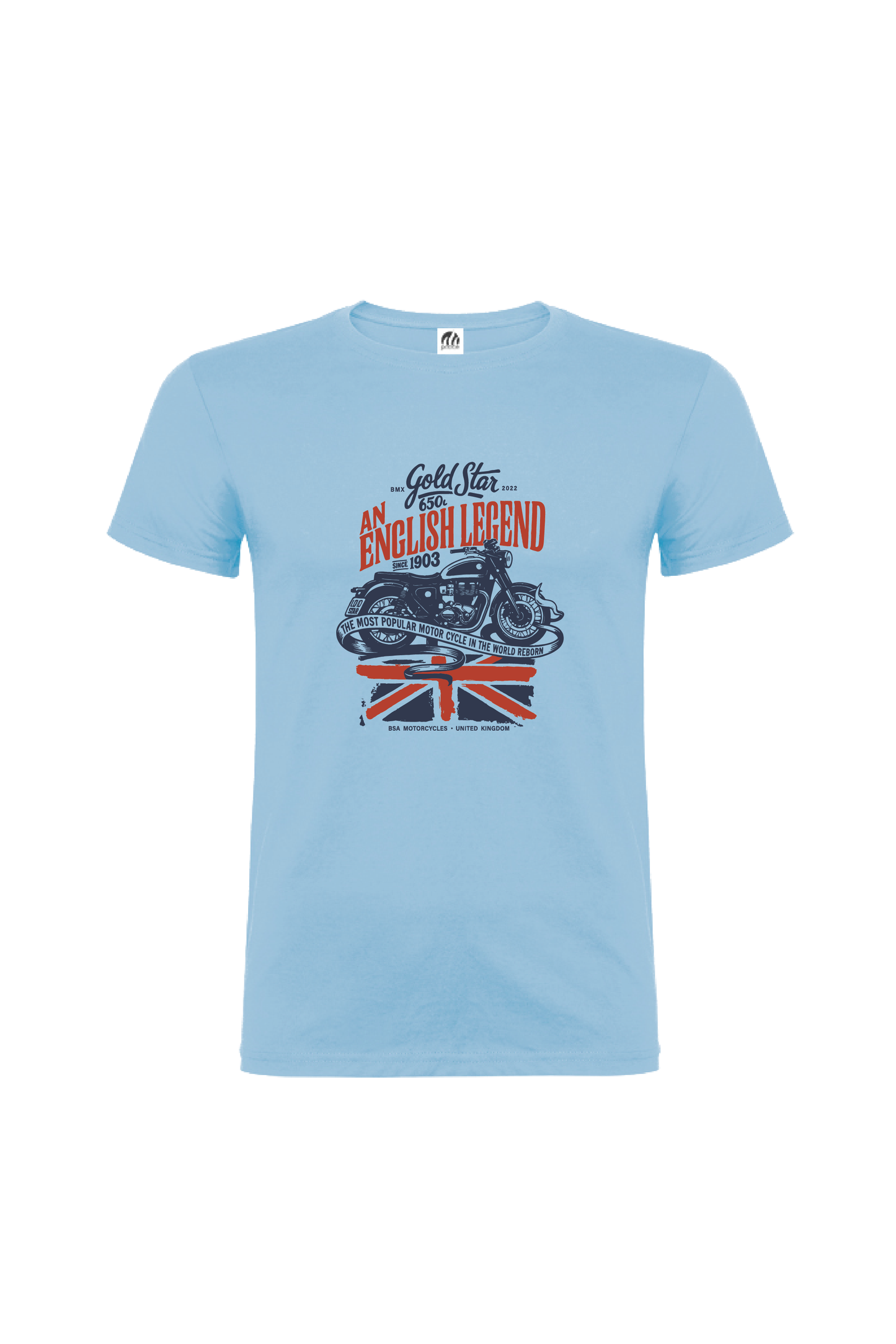 Camiseta Manga Corta Hombre Personalizada "Gold Star"