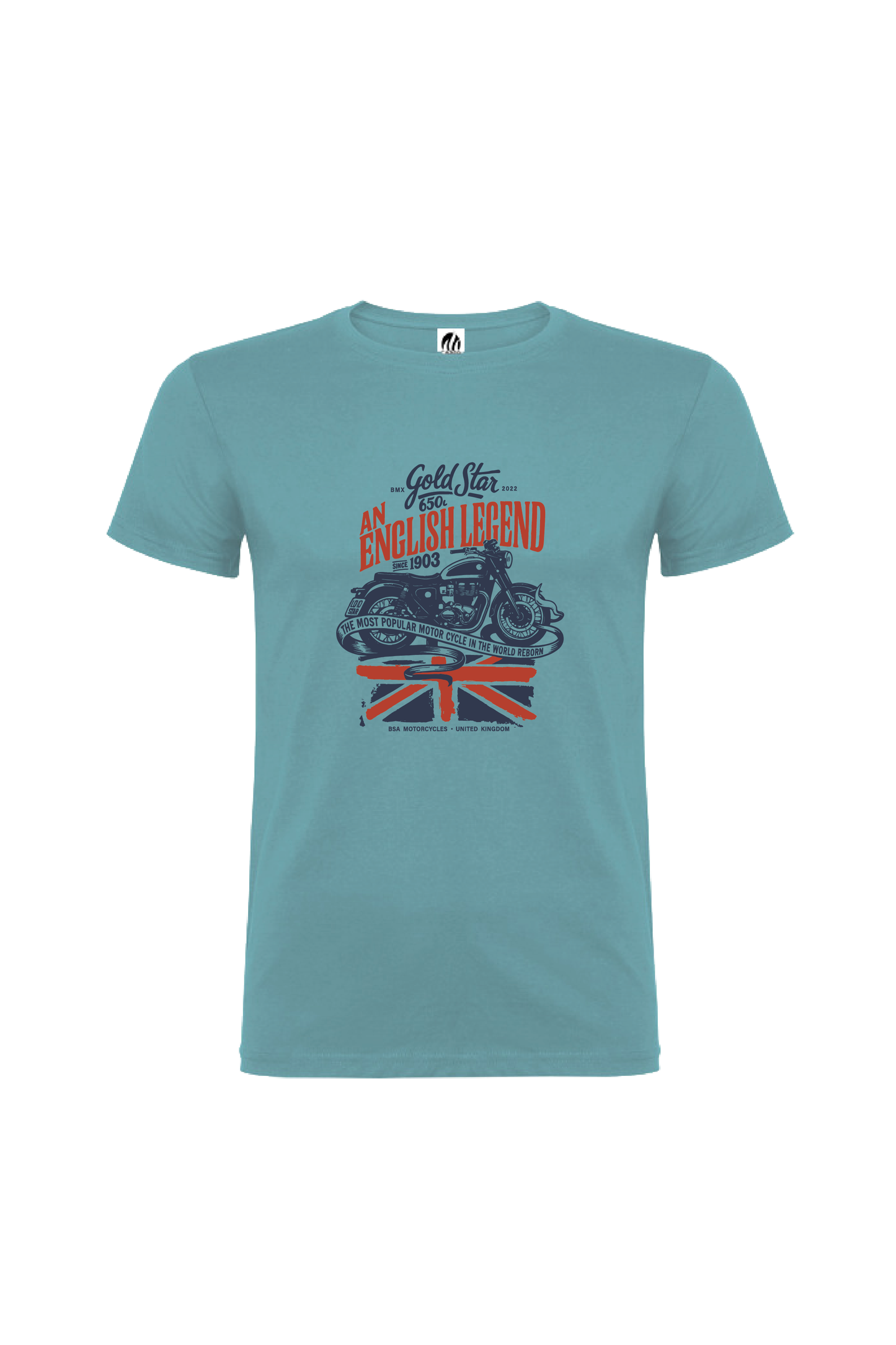Camiseta Manga Corta Hombre Personalizada "Gold Star"