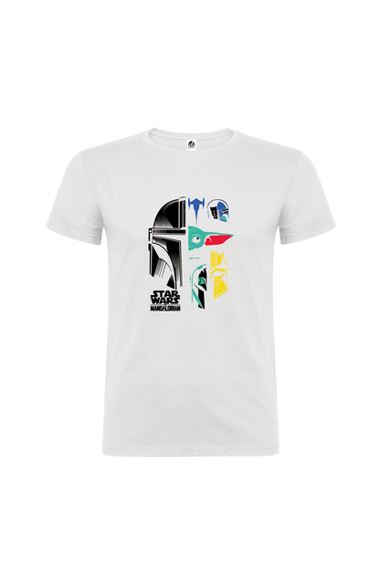 Camiseta Manga Corta Hombre Personalizada "Mandalorian"
