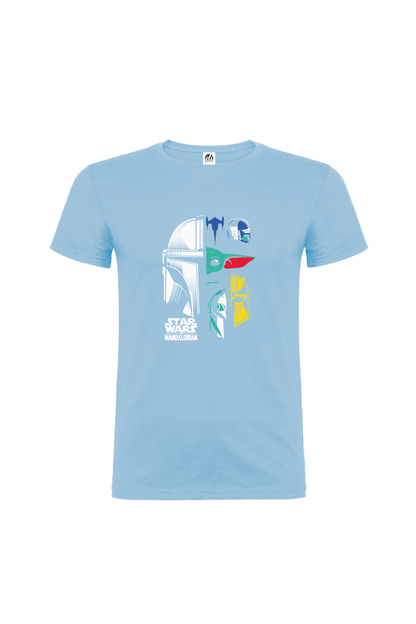 Camiseta Manga Corta Hombre Personalizada "Mandalorian"