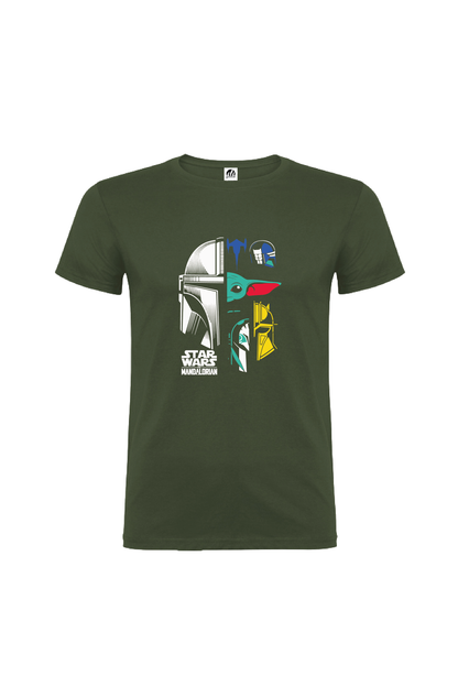 Camiseta Manga Corta Hombre Personalizada "Mandalorian"