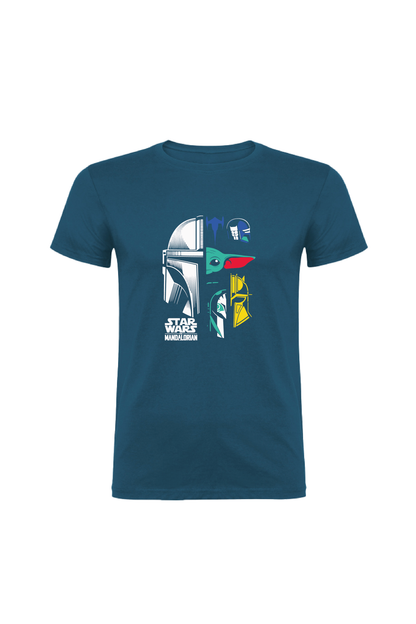 Camiseta Manga Corta Hombre Personalizada "Mandalorian"