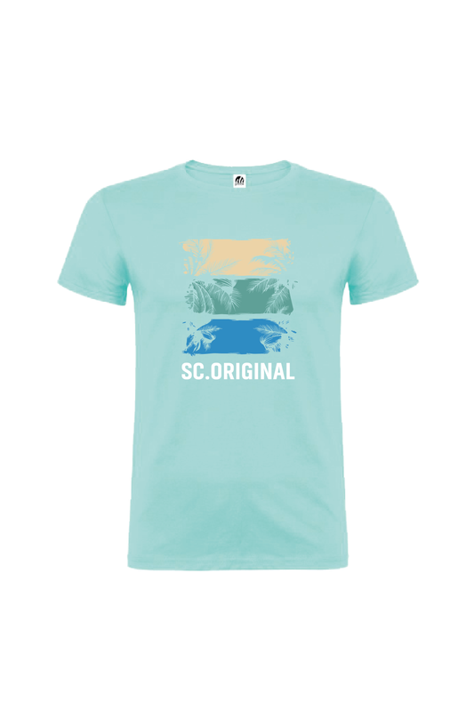 Camiseta Manga Corta Hombre Personalizada "Beach"